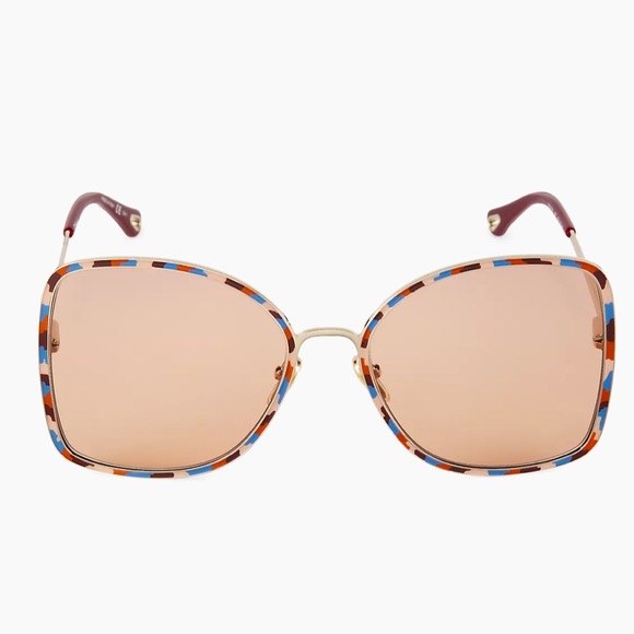 Chloe Accessories - SOLD IN STORE Chloé Vitto 60MM Square Sunglasses CH0101S